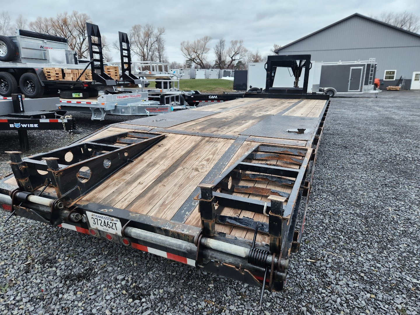 Used 2023 BWISE EDG25-23 Equipment Trailer