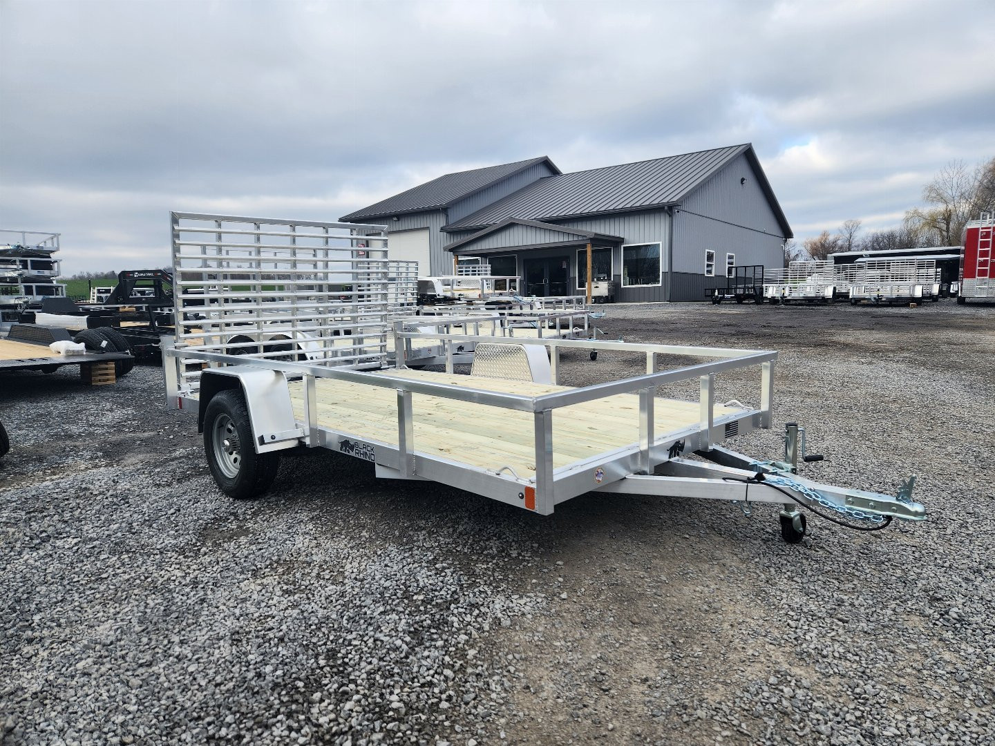 New 2025 BLACK RHINO EX612SA Utility Trailer