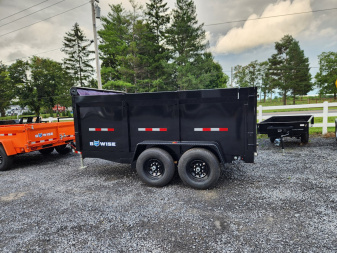 New 2025 BWISE DT12 81.5x12 12K Tandem Axle Dump Trailer