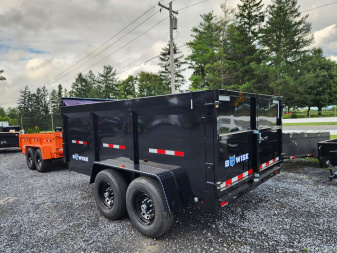 New 2025 BWISE DT12 81.5x12 12K Tandem Axle Dump Trailer