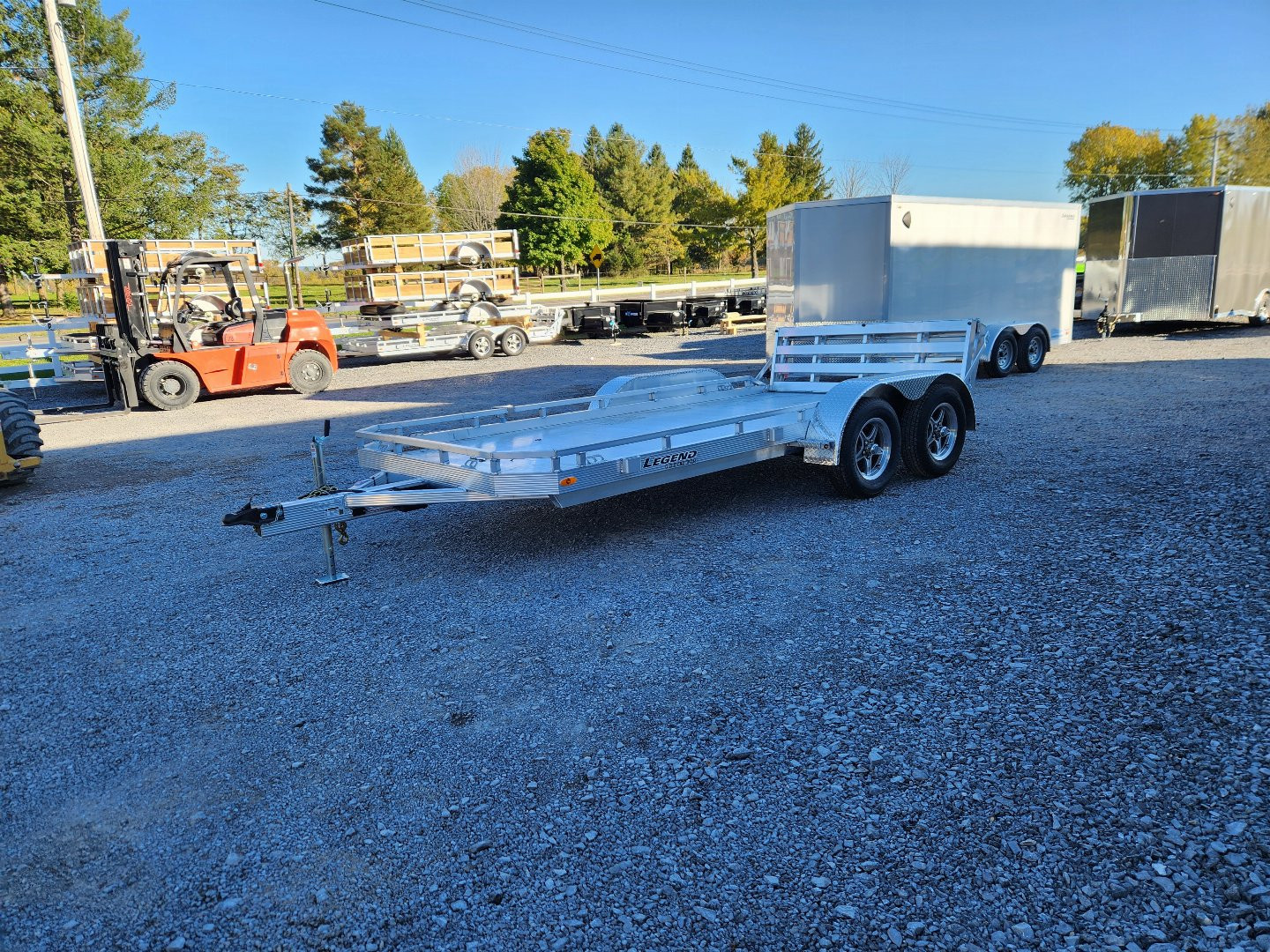 New 2025 LEGEND TRAILERS 7X14UGTA35 Utility Trailer