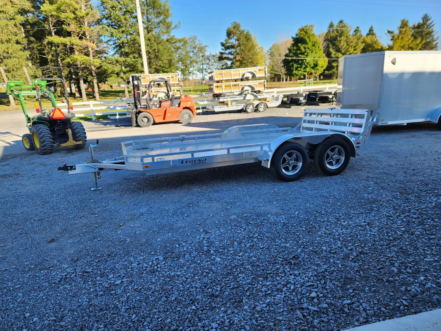 New 2025 LEGEND TRAILERS 7X14UGTA35 Utility Trailer