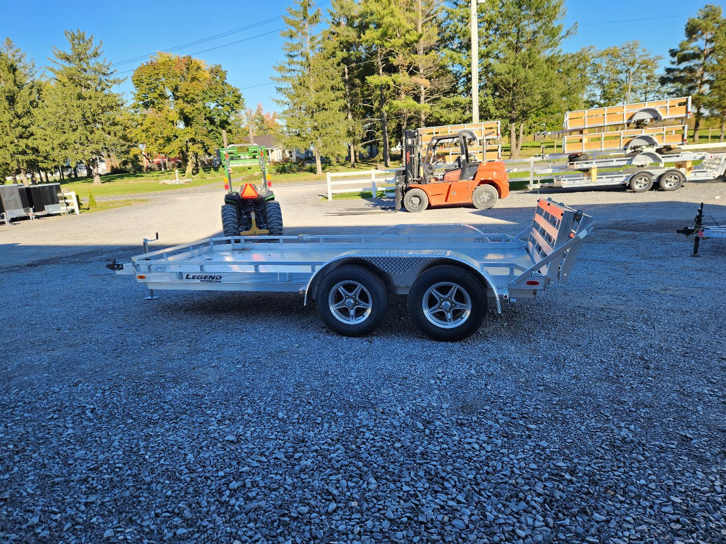 New 2025 LEGEND TRAILERS 7X14UGTA35 Utility Trailer