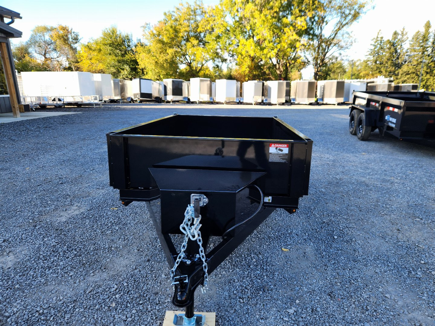 New 2025 BWISE DTR3 60x8 3K Light Duty Single Axle Dump Trailer