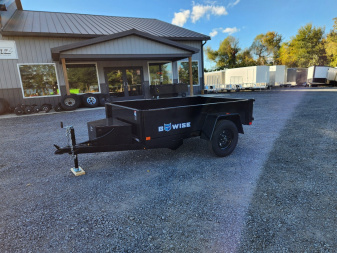 New 2025 BWISE DTR3 60x8 3K Light Duty Single Axle Dump Trailer