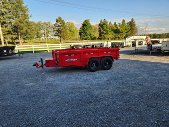 New 2025 BWISE DT12 81.5x12 12K Tandem Axle Dump Trailer