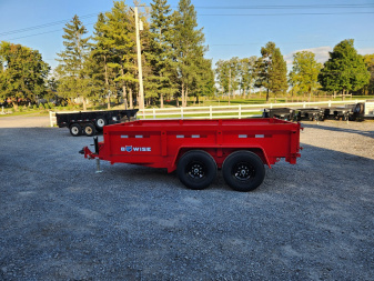 New 2025 BWISE DT12 81.5x12 12K Tandem Axle Dump Trailer