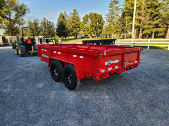 New 2025 BWISE DT12 81.5x12 12K Tandem Axle Dump Trailer