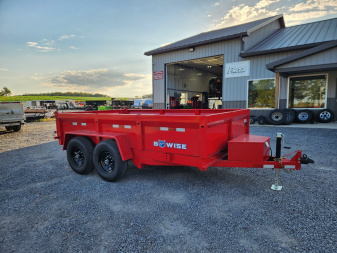 New 2025 BWISE DT12 81.5x12 12K Tandem Axle Dump Trailer