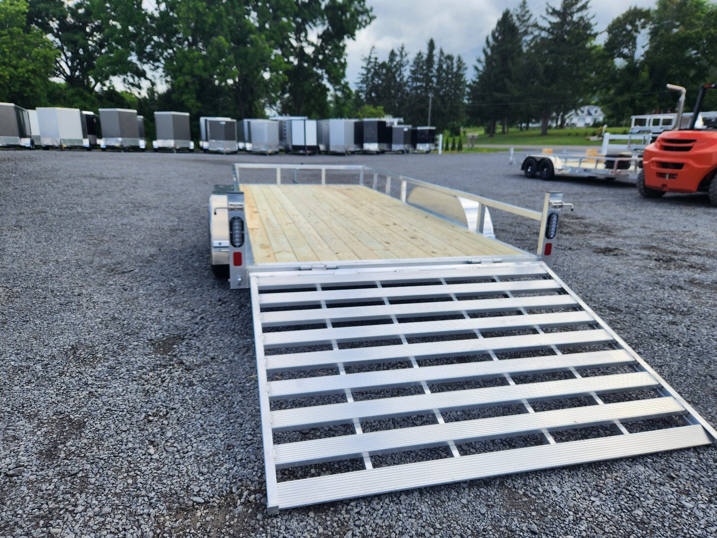 New 2025 BLACK RHINO EXT714 7' x 14' Utility Trailer