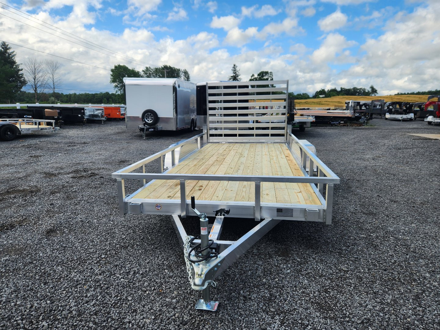 New 2025 BLACK RHINO EXT714 7' x 14' Utility Trailer