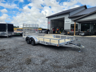 New 2025 BLACK RHINO EXT714 7' x 14' Utility Trailer