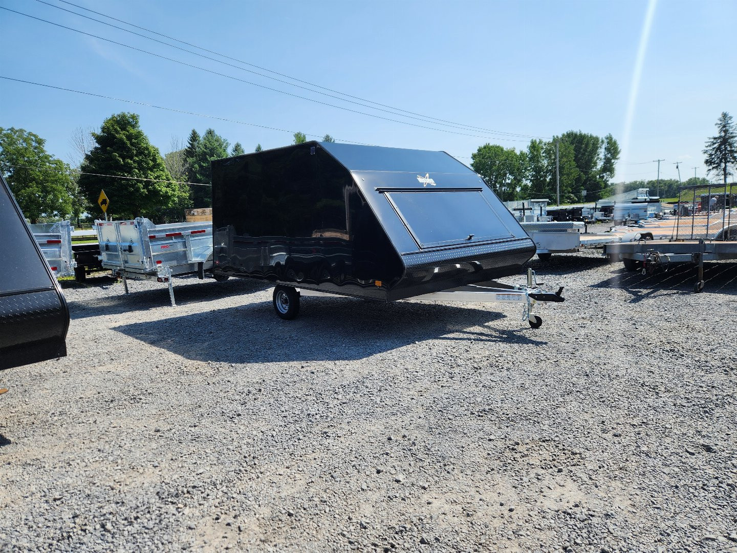 New 2025 MISSION MFS101X13CROSSOVER Snowmobile Trailer