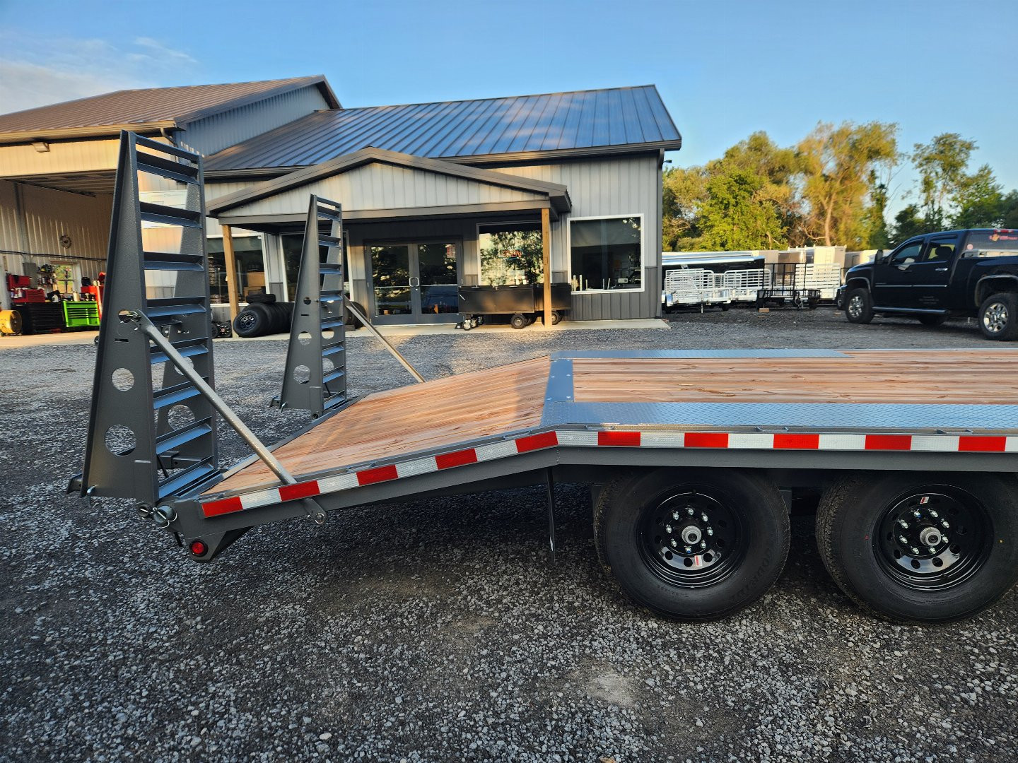 New 2024 BWISE EHD15 102x24 16.8K Deckover Equipment Trailer