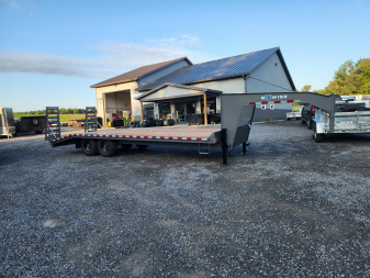 New 2024 BWISE EHD15 102x24 16.8K Deckover Equipment Trailer