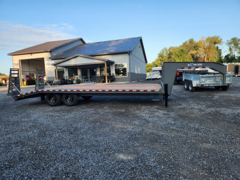 New 2024 BWISE EHD15 102x24 16.8K Deckover Equipment Trailer