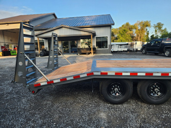 New 2024 BWISE EHD15 102x24 16.8K Deckover Equipment Trailer