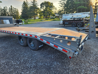 New 2024 BWISE EHD15 102x24 16.8K Deckover Equipment Trailer