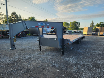 New 2024 BWISE EHD15 102x24 16.8K Deckover Equipment Trailer