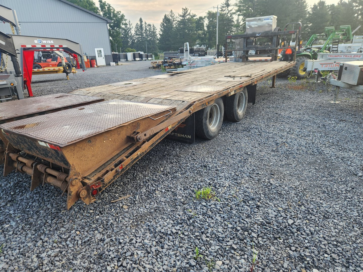 Used 2016 Craftsman GOOSENECK Equipment Trailer