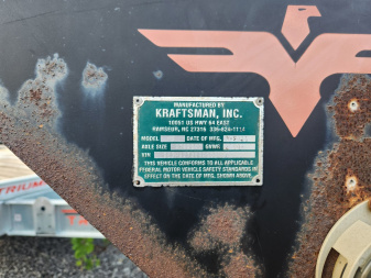Used 2016 Craftsman GOOSENECK Equipment Trailer