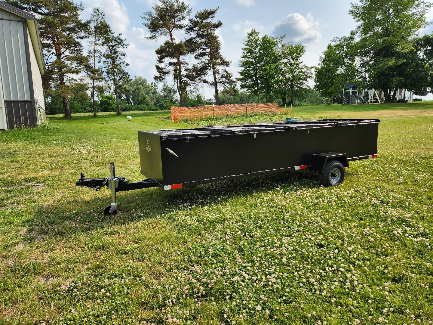 New 2025 Meadowcreek BBQ144-SOG BBQ Trailer CHICKEN FLIPPER