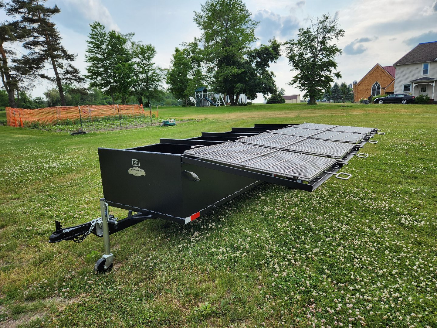 New 2025 Meadowcreek BBQ144-SOG BBQ Trailer CHICKEN FLIPPER