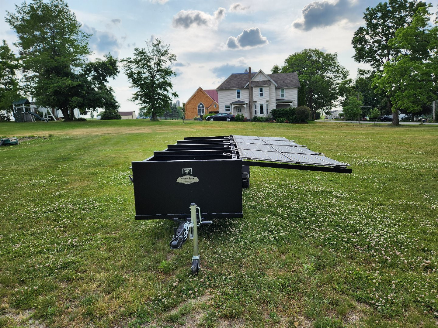 New 2025 Meadowcreek BBQ144-SOG BBQ Trailer CHICKEN FLIPPER