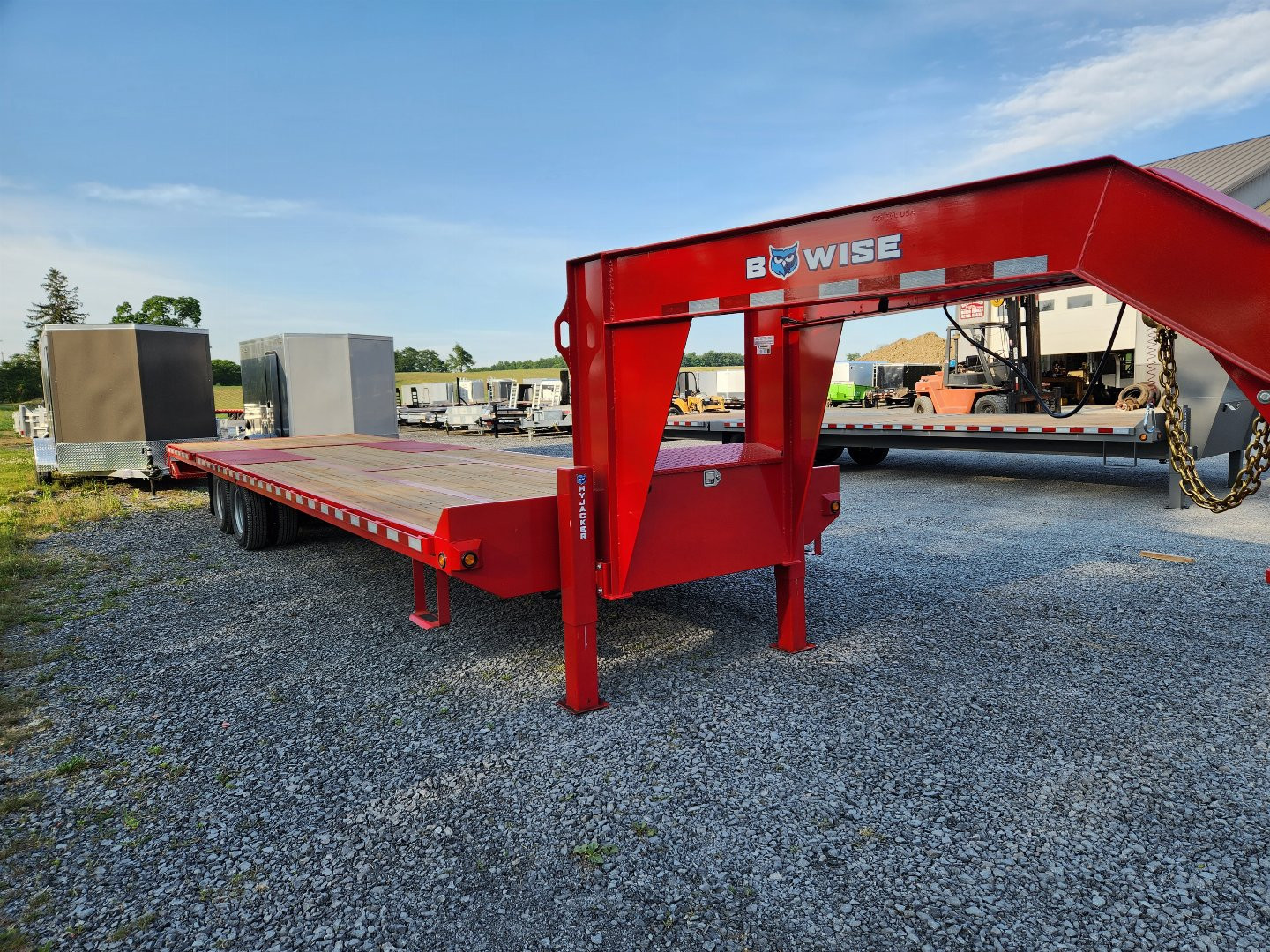 New 2024 BWISE EDG32-25 Equipment Trailer