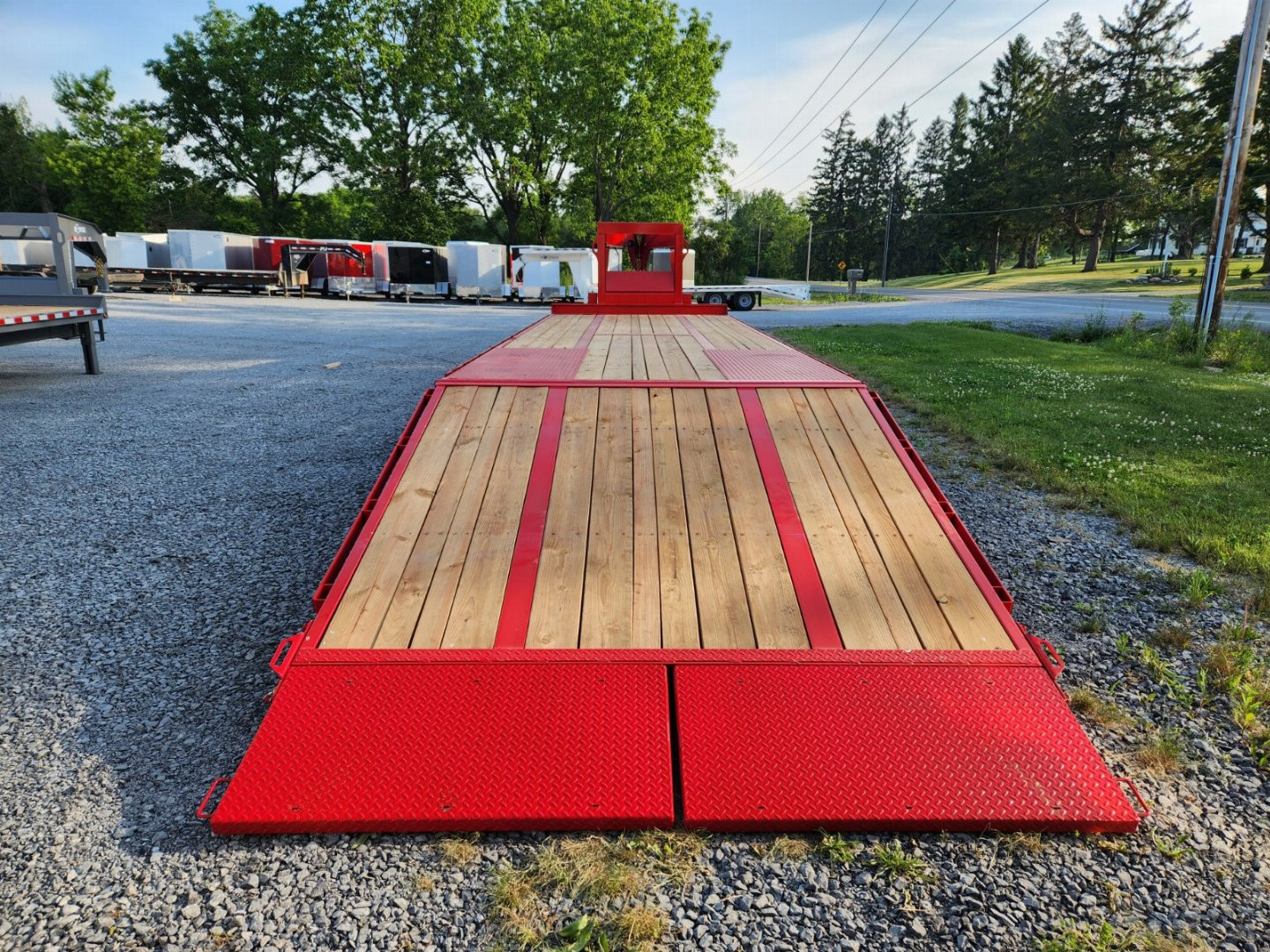 New 2024 BWISE EDG32-25 Equipment Trailer