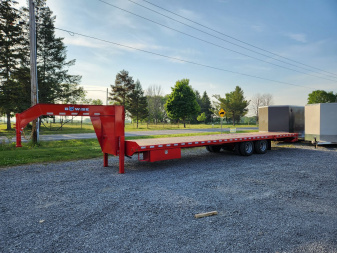 New 2024 BWISE EDG32-25 Equipment Trailer