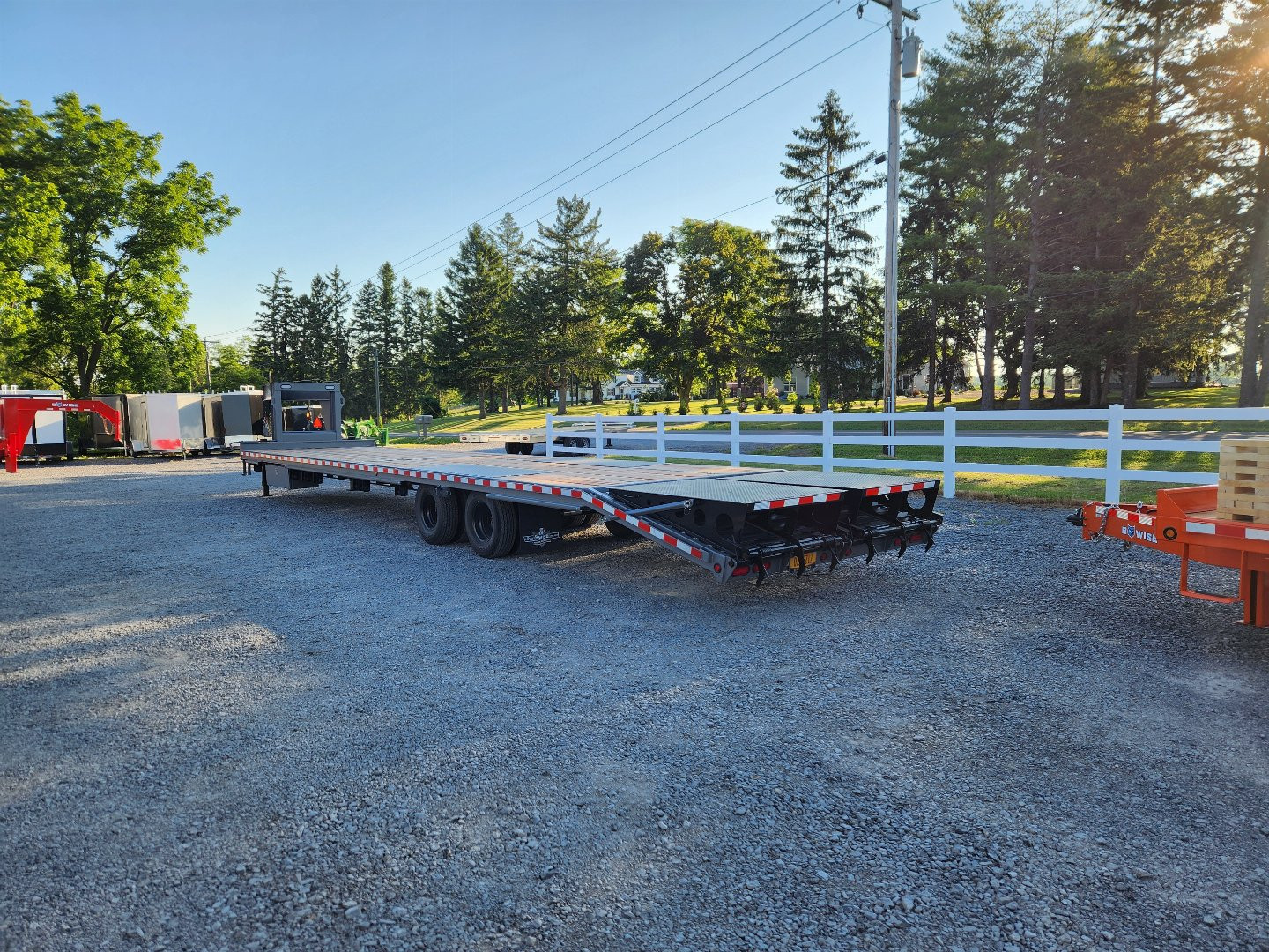 New 2024 BWISE EDG0-23 Equipment Trailer