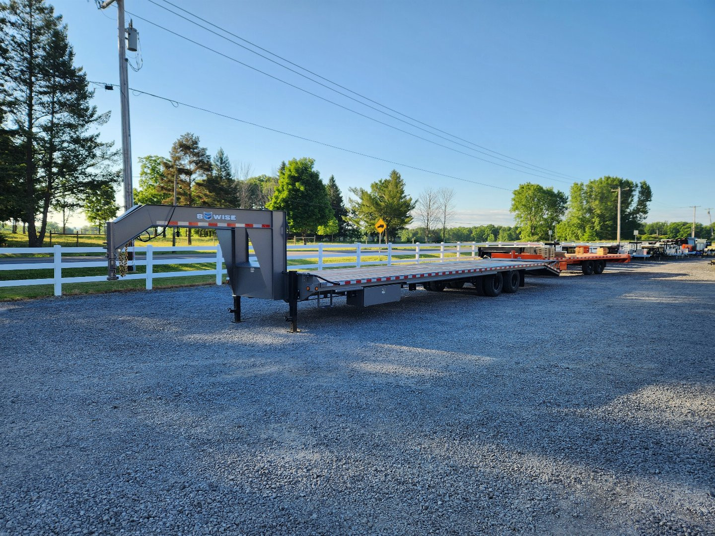 New 2024 BWISE EDG0-23 Equipment Trailer