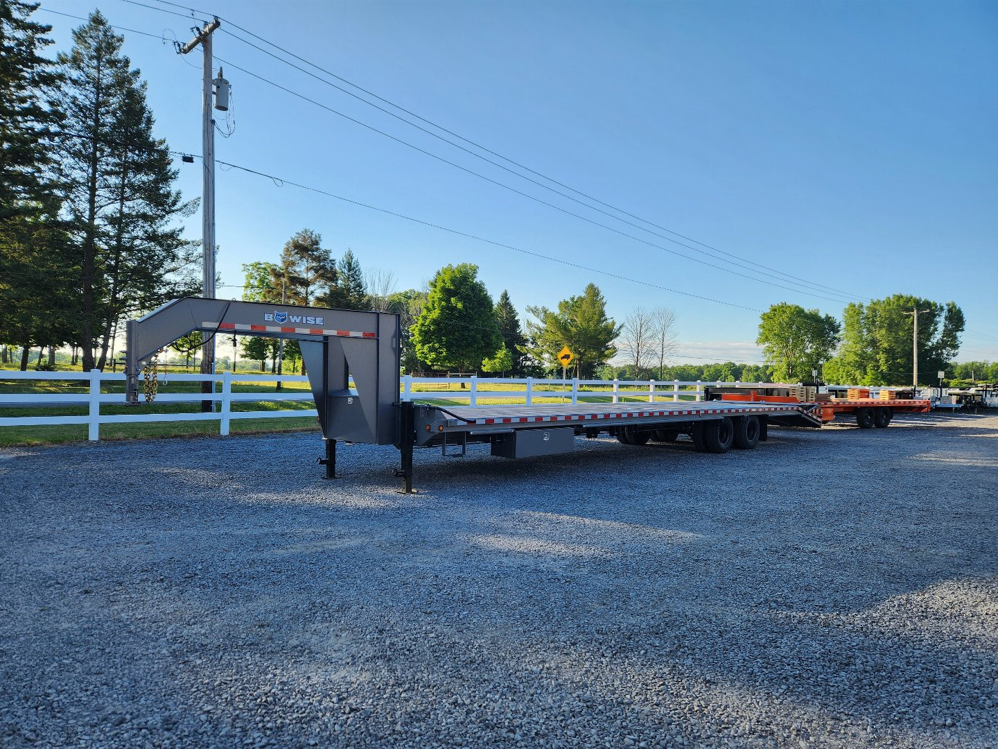 New 2024 BWISE EDG0-23 Equipment Trailer