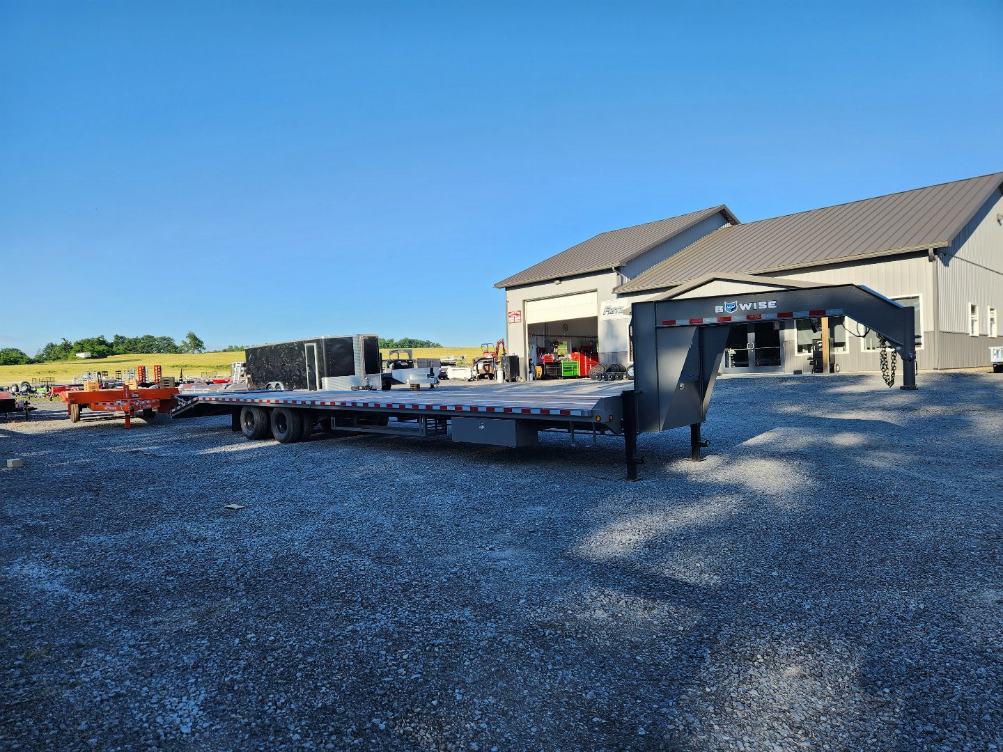 New 2024 BWISE EDG0-23 Equipment Trailer