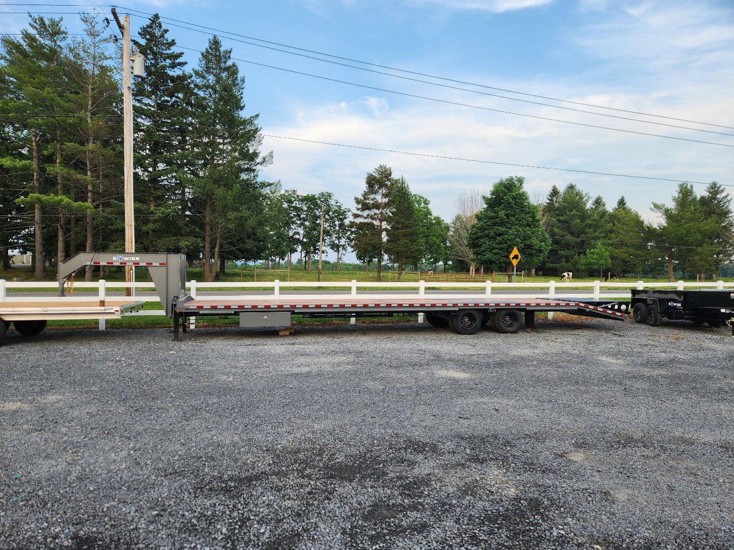 New 2024 BWISE EDG0-23 Equipment Trailer