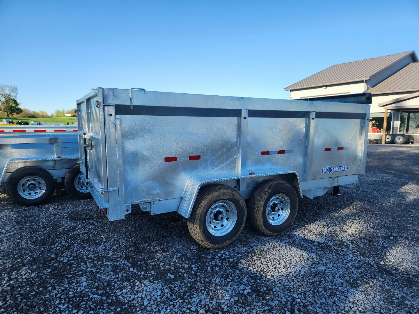 New 2024 BWISE DT14 81.5x14 14K Tandem Axle Dump Trailer