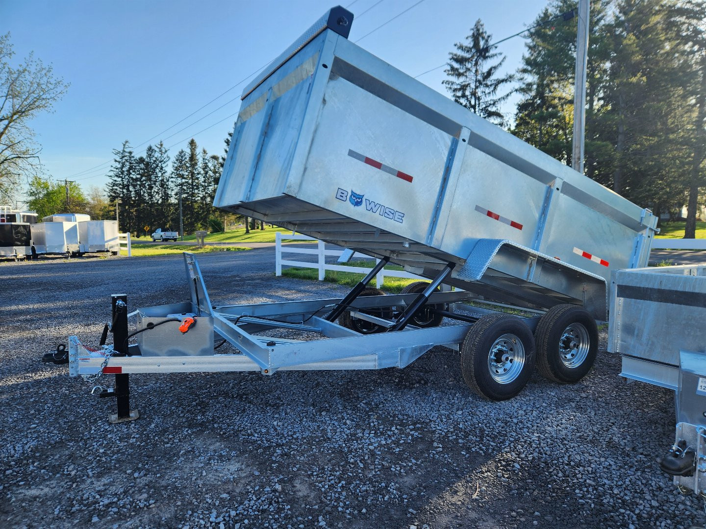 New 2024 BWISE DT14 81.5x14 14K Tandem Axle Dump Trailer