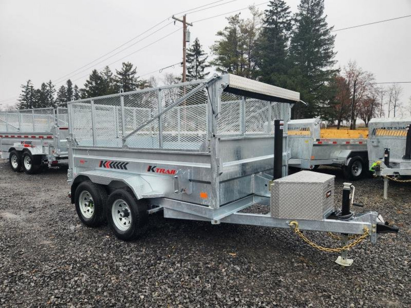 New 2024 K-Trail RS610 GALVANIZED Dump Trailer