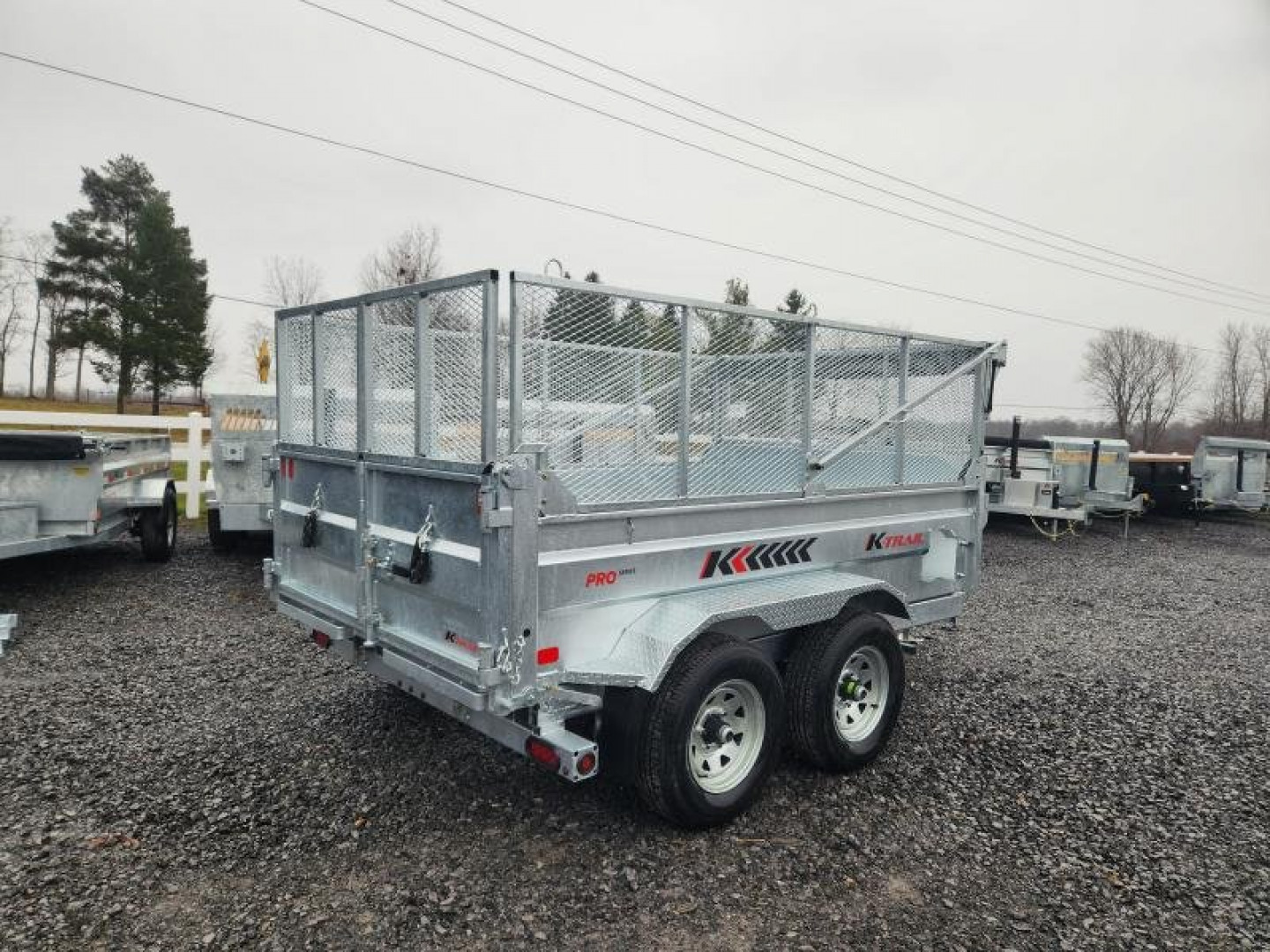 New 2024 K-Trail RS610 GALVANIZED Dump Trailer