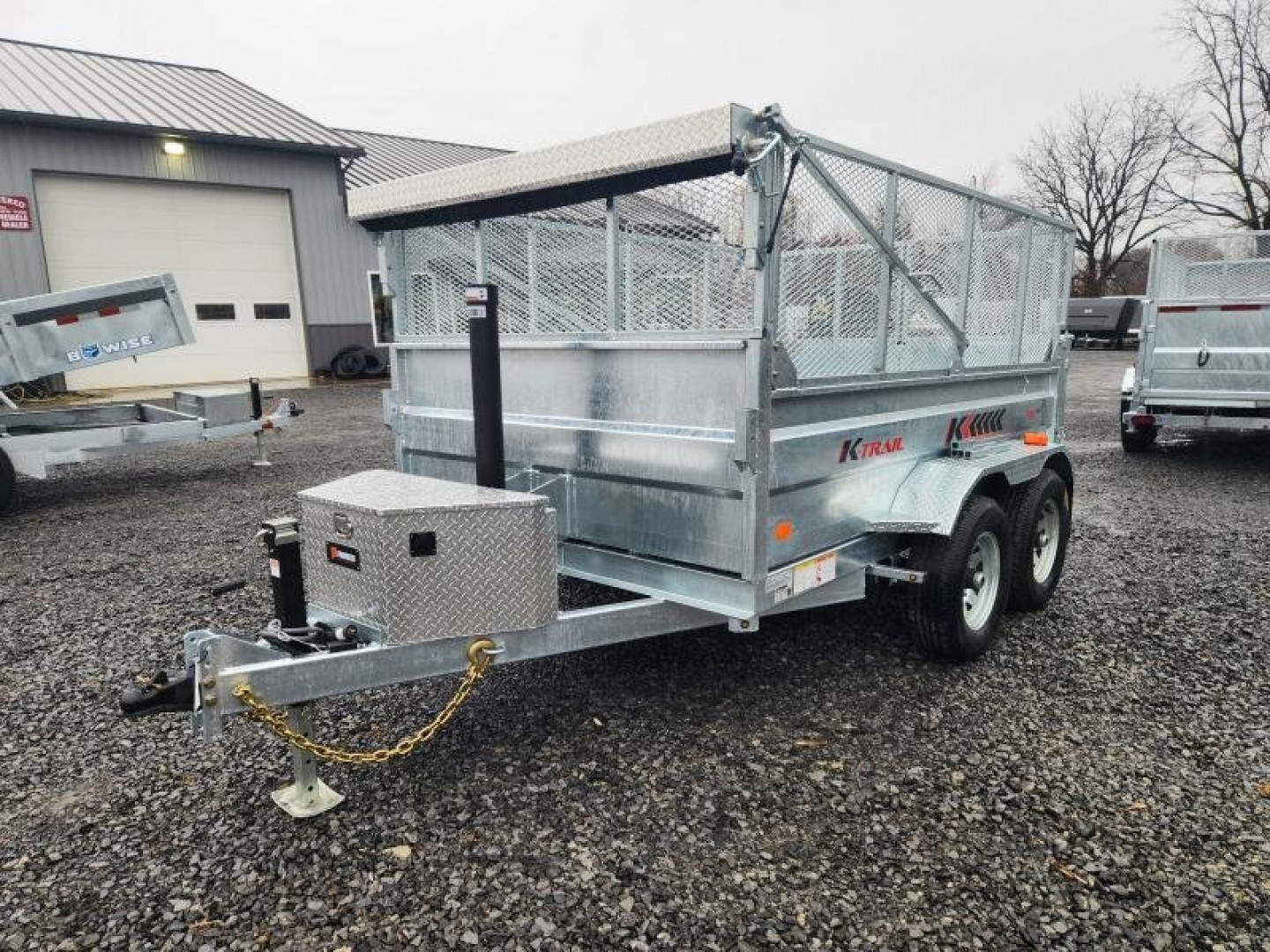 New 2024 K-Trail RS610 GALVANIZED Dump Trailer