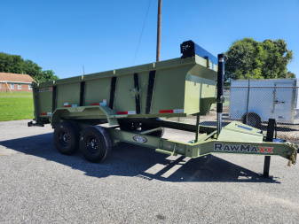 New 2026 RawMaxx 7x14 LPXT 14K w/ 3' Sides Dump Trailer