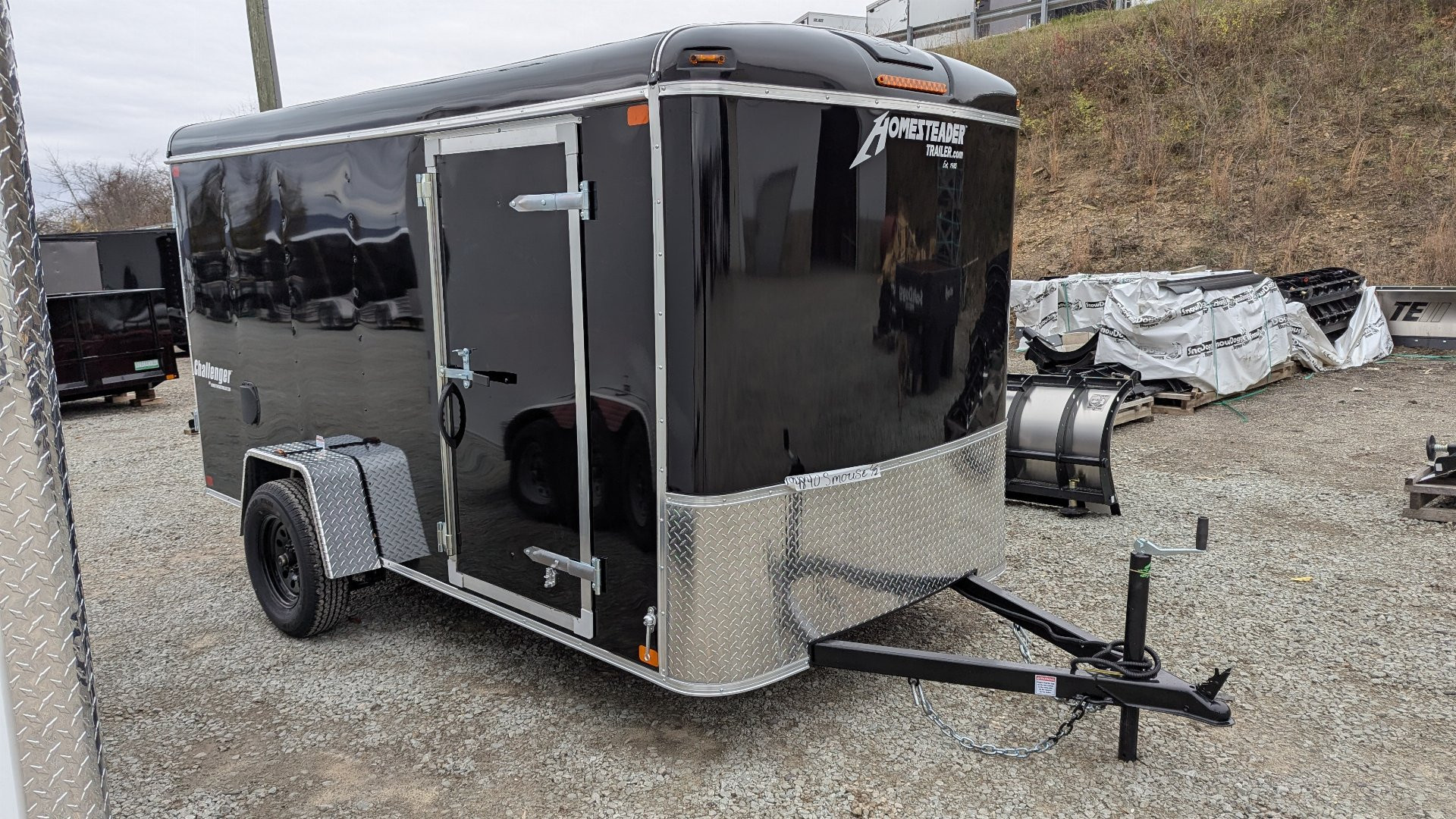 New 2026 Homesteader 6x12 Challenger Cargo Trailer w/ Barn Doors