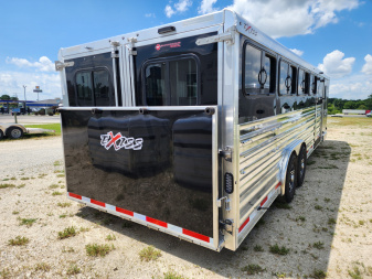 New 2025 Exiss Exhibitor Custom Stock 8026W 10 Pen/ Stock Combo Trailer