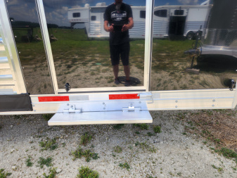 New 2025 Exiss Exhibitor Custom Stock 8026W 10 Pen/ Stock Combo Trailer