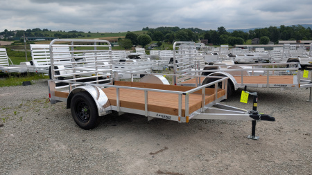 New 2026 Legend 6x10 Open Aluminum Low Side Trailer