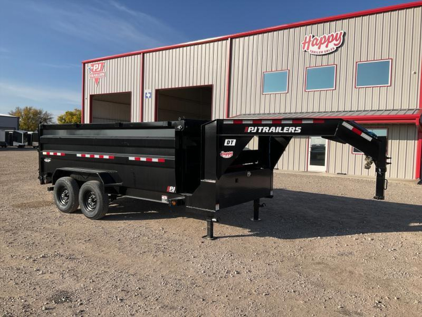 New 2026 PJ 83"x14' GN Tandem Axle Low Pro Telescopic Dump w/ 48" Sides – DT