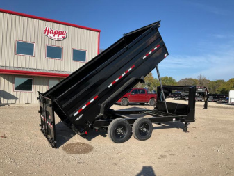 New 2026 PJ 83"x14' GN Tandem Axle Low Pro Telescopic Dump w/ 48" Sides – DT