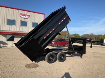 New 2026 PJ 83"x14' GN Tandem Axle Low Pro Telescopic Dump w/ 48" Sides – DT