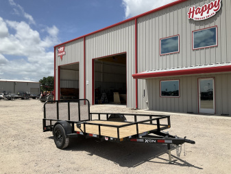 2025 X-On 77"x12' Single Axle Utility Trailer - U2